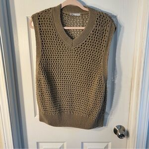 ZARA Sweater Vest Knit
